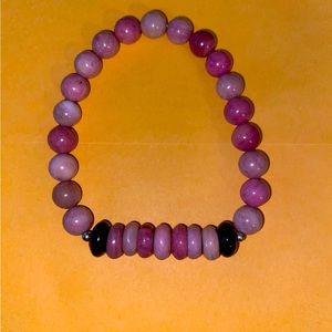 Rhodonite Crystal Bracelet